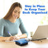 Pop Up Notes Dispenser Acrylic Holder for 3 x 3 Inch Sticky Notes, Black Base Clear Top Small Container for Office Home