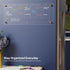 Clear Glass Weekly Dry Erase Calendar, Non-Magnetic Whiteboard for Wall, 7 Day To Do List, 23x9.5", 4 Markers
