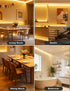 2700K 9.85ft Dimmable Warm White Smart COB LED Strip Light with Radar Motion Sensor, WiFi APP Control Flexible LED Tape