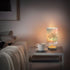 Abstract Palm Tree Table Lamp with USB Port - Ideal for Nightstands