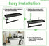 (1 Pack, Pegboard Paper Towel Holder with Shelf, Garage Paper Towel Holder, Heavy Duty Peg Board Accessory for Garage