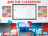 Sign Language Posters for Classroom - 3 Pack ASL Charts for Kids: Family, Clothes, and Animals, 16x20 inches, Dry