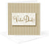 6 Pack Greeting Cards - German Language Thank You Vielen Dank Golden Hues with Linen White - - Sentiments