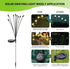 Solar Garden Lights - 2 Pack 16 LED Waterproof Outdoor Lights, Firefly Garden Decoration for Yard, Warm White