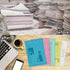YoeeJob 15 Packs Clear Document Folders, L-Type Clear Plastic Folders for Standard 8.5"x11" and A4 Sheets