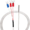 uxcell PT100 RTD Temperature Sensor Probe 3 Wires Cable Stainless Steel 50cm (Temperature Range: -50 to 200C)