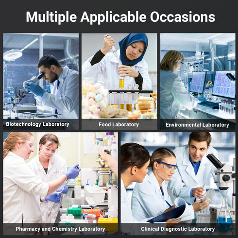 FOUR E'S SCIENTIFIC 5ml Pipette Tips, Universal 5000ul Sterile Tips Racked, RNase/DNase Free, Autoclavable