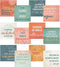 Positive Daily Affirmations Sticky Pad, 3.75" x 3.75", 365 Unique Designs for Self Care Notes Made in The USA