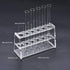 Test Tube Holder 6 Wells Test Tube Rack, Acrylic Lab Stand Rack for 10ml Centrifuge Tubes Clear (10ml, 6 Wells)