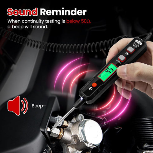 OBDResource Car Voltage Power Circuit Probe Tester, 0.8-100V DC Voltage Automotive Test Light with Continuity