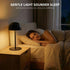 2-in-1 Dimming, Modern Table Lamp & Bottle Lamp, Pleated Metal Shade Touch Control Lamp | Adjustable Height, Warm Light