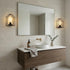 Set 2 7''H 6-Hour Bulb JHY DESIGN of Battery Operated Wall Sconce Metal Wall Mount Lamp with Timer and Fairy Lights