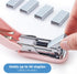 Stapler with Staples and Staple Remover Set, 20-50 Sheets Capacity, Desk Stapler (Pink, 20 Sheet)