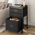 GAOMON File Cabinet with 3 Drawers, Mobile Filing Cabinet Fits Letter Size or A4, Small Under Desk Storage Cabinet,