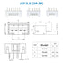 JST PH 2.0 mm Pitch 5-Pin/6-Pin/7-Pin Electronic Connector Kit, 90 Sets/730 Pieces Wire-to-Board Adapter