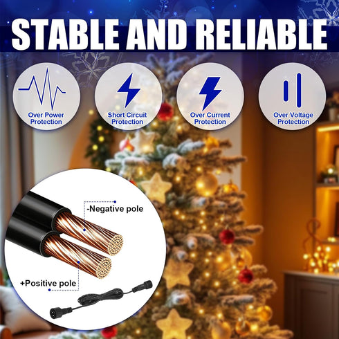 Flutesan 3 4.5v 2m 2 Ip44 Pcs LED Controller with Extension Cable Class Power Supply LED Replacement Controller Low