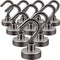 Neosmuk Magnetic Hooks, 27 lb+ Heavy Duty Earth Magnets with Hook for Refrigerator, Pack of 10