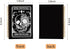 Floral Skull Notebook, Goth Gothic Journal, Witchy Spiral Notebook 5.5x8.3, Goth Office Supplies, Kinda Emotion