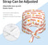 Nurse Scrub Cap Men Women with Buttons - Cute Eggs Bacon Print Soft Comfy Surgical Cap, Adjustable Tie Back Scrub Nurse