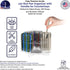 Marketing Holders 120 Slot Clear Acrylic Pen Holder, Tabletop Display for Color Pencils, Makeup Brushes, Office Craft