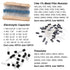 1400Pcs Basic Electronics Component Assortment Kit, Electrolytic Capacitor, Ceramic Capacitor, LED Diode, Resistor