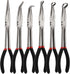 Mayouko 6PCS Extra Long Reach Pliers Set, 11" Straight, 45 and 90