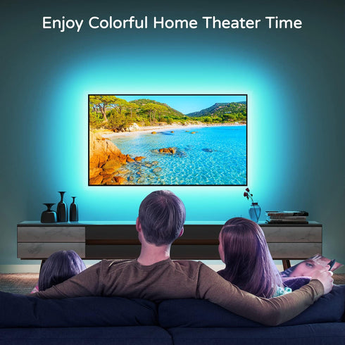 82 85 86 90 95 Inches,21Ft Led Lights for TV TV Led Backlight for TV Home Theater Ambient Lighting Gaming Decor, Room