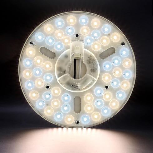 36W 6.4" Dimmable Panel,3 LED Light Engine Retrofit Kit for Ceiling Fan Light Replacement LED Board Color Temperature