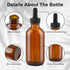 42 Pack 4oz Amber Glass Bottles with Glass Eye Droppers for Essential Oils, Perfumes, Lab Chemicals, Extras Included