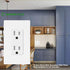 Greencycle 4 Pack White 110V Outlet, 15 Amp Decora Tamper Resistant, 5-15R, 3 Wire Square Wall Plug, Residential