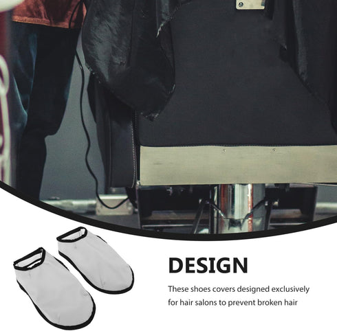 Portable Barber Shoe Covers - Haircut Protectors for Salon Use