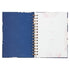 Inspirational Spiral Journal Notebook for Women, It is Well, Navy Blue Floral, 192 Ruled Pages, Large Hardcover