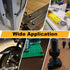Mriuuod 100pcs M5-0.8 M5 0.8mm 8mm 4mm Hex Nuts, Carbon Steel, Black Oxide, x Tiny Nuts, Hex Drive, Metric, Right Hand