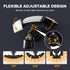 49W 5000K IP65 3 UME LED Security Lights Motion Sensor Light Outdoor, Daylight, Waterproof, Dusk to Dawn, Head Motion