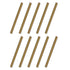 uxcell 10pcs Fully Threaded Rods 5/16x3-1/2, Carbon Steel Long Threaded Screw for Furniture Garden Railing
