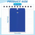 Geyee 100 Pcs Clasp Envelopes, Manilla Gummed Mailing Envelopes for Home Office, Dark Blue, 6 x 9 Inch