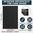 Teling Cork Bulletin Board - 36" x 24" Large Wood Framed Cork Board with Pins, Wall Mounted for Home Office
