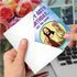 NobleWorks Funny 40th Birthday Greeting Card - Joking God Humor Milestone, 40 Years Happy Bday (1 Card)