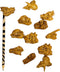 Dinosaur Heads Fossil Pencil Tops - 48 Pack Rubber Dino Toppers for Party Favors, Classroom Incentives Back to School