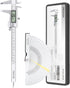 Proster Digital Vernier Caliper 8inch Stainless Steel for Length, Width, Depth, Inner and Outer Diameter