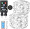 Lakumu 2-in-1 Fairy Lights Battery Operated, 200 LED String Lights with Remote