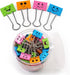 Coideal Smiling Binder Paper Clips, 40 Pcs Mini Colored Metal Fun Clip Clamps for Office (0.75 inch)