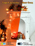 cshare 9.8ft 30LED Halloween String Lights Battery Operated With Timer - Orange Waterproof Lights for Outside