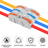 AITRIP 30pcs 1 Conductor Compact Wire Connectors, DIY Inline Electrical Connectors, Quick Connect Wire Terminals