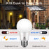 Energetic 4-Pack Dusk to Dawn LED Outdoor Light Bulb, 60 Watt Equivalent (6W), 800LM, Warm White 3000K, E26 Base