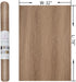 32x78inch TOTIO Wide Walnut Wood Wallpaper Peel and Stick Light Brown Wood Grain Vinyl Wrap Walnut Oak Textured Contact