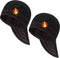 Yunsailing 2 Pcs Reversible Flame Resistant Welding Caps, Elastic Cotton Short Crown Hats for Men Women