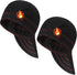 Yunsailing 2 Pcs Reversible Flame Resistant Welding Caps, Elastic Cotton Short Crown Hats for Men Women