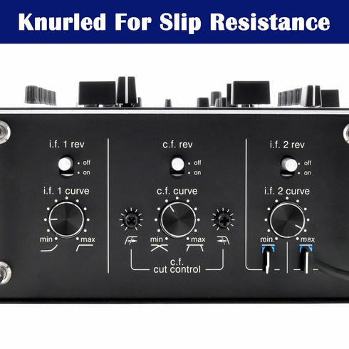 Bruislard 10Pcs 6mm 17x17mm Floor Lamp Knob Table Lamp Switch Replacement, Rotary Switch Knob, (Black)