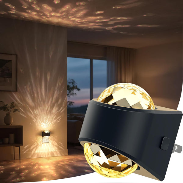 Briignite Night Light, Night Lights Plug into Wall, LED Projector Night Light,